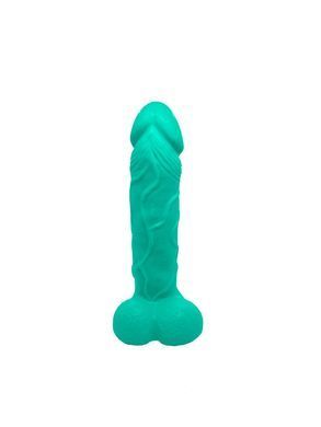 Крафтовое мыло-член с присоской Чистый Кайф Turquoise size L натуральное SO2646 фото