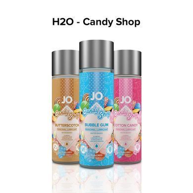 Лубрикант на водній основі System JO H2O &mdash; Candy Shop &mdash; Bubblegum (60 мл) без цукру та парабенів SO2619 фото