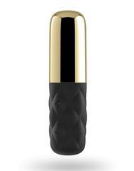 Мощный мини-вибратор Satisfyer Mini Lovely Honey Gold со съемным колпачком, 15 режимов работы SO3106 фото