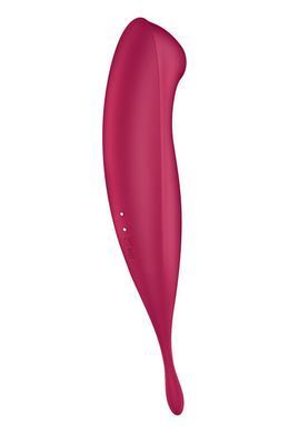 Вакуумный вибратор Satisfyer Twirling Pro+ dark red SO6715 фото