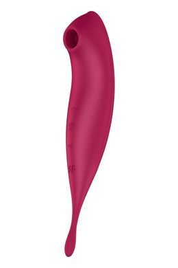 Вакуумный вибратор Satisfyer Twirling Pro+ dark red SO6715 фото