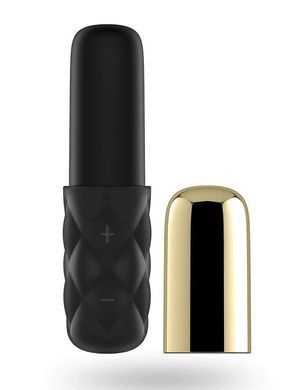 Мощный мини-вибратор Satisfyer Mini Lovely Honey Gold со съемным колпачком и мощной вибрацией SO3106 фото