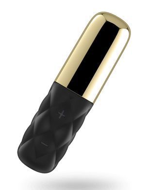 Мощный мини-вибратор Satisfyer Mini Lovely Honey Gold со съемным колпачком и мощной вибрацией SO3106 фото