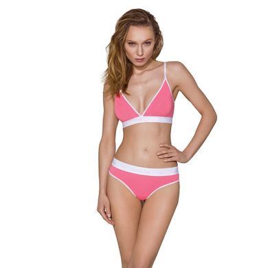 Спортивный топ с двойными бретелями Passion PS007 TOP pink, size XL SO4274 фото