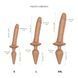 Анальна пробка з дилдо Strap-On-Me SWITCH PLUG-IN REALISTIC DILDO CARAMEL - S SO6827 фото 4