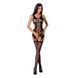 Бодистокинг Passion BS066 black, комбинезон, имитация чулок и пояса PBS066B фото 3