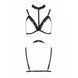 Бюстгальтер-стрепы с чокером SHELLY BRA black L/XL - Passion Exclusive PS27901 фото 5