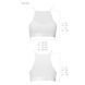 Спортивный топ с прозрачной вставкой Passion PS006 TOP white, size L SO4243 фото 5