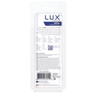 Ерекційне кільце LUX Active &ndash; Tether &ndash; Adjustable Silicone Cock Tie SO6844 фото