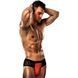 Мужские трусики с красным гульфиком Passion 007 THONG red XXL/XXXL PSM0079 фото 1