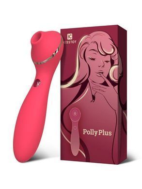 Вакуумний вібратор KisToy Polly Plus Red SO4960 фото