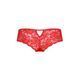 Трусики-бразиліана з квіткового мережива Raja Thong red S/M - Passion SO5377 фото 6
