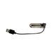 Віброкуля PowerBullet - First-Class Bullet 2.5" with Key Chain Pouch, Gun Metal, Серебристый/черный