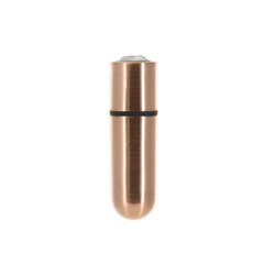 Вибропуля PowerBullet - First-Class Bullet 2.5" with Key Chain Pouch, Rose Gold SO6847 фото