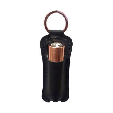 Вибропуля PowerBullet - First-Class Bullet 2.5" with Key Chain Pouch, Rose Gold SO6847 фото
