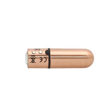 Вибропуля PowerBullet - First-Class Bullet 2.5" with Key Chain Pouch, Rose Gold SO6847 фото
