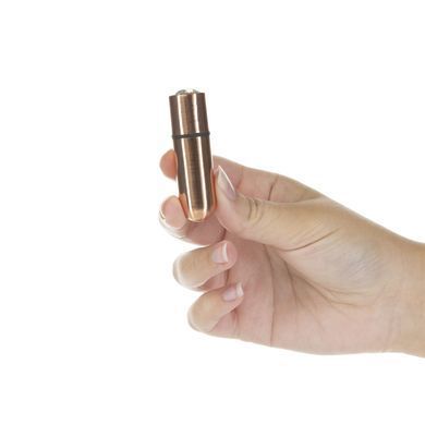 Вибропуля PowerBullet - First-Class Bullet 2.5" with Key Chain Pouch, Rose Gold SO6847 фото