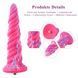 Фантазийный фаллоимитатор 10.12&Prime; для секс-машин Hismith Silicone Dildo rose Monster Series SO6215 фото 2