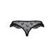 Трусики с оборками DONIA THONG black S/M - Passion Exclusive PS25902 фото 6