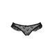Трусики с оборками DONIA THONG black S/M - Passion Exclusive PS25902 фото 5