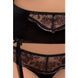 Комплект белья BRIDA SET OpenBra black S/M - Passion Exclusive: трусики-танга, пояс, открытый лиф PS22723 фото 3