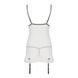 Сорочкапрозора з пажами ORIHIME CHEMISE white XXL/XXXL - Passion, трусики, стрепи EL16406 фото 4