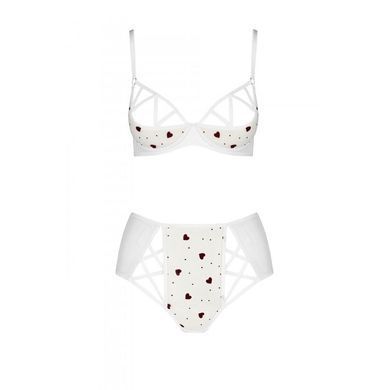 Эротический комплект с рисунком LOVELIA BIKINI white XXL/XXXL - Passion SO4752 фото