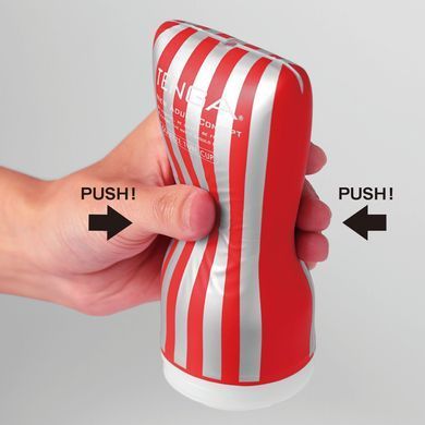 Мастурбатор Tenga Squeeze Tube Cup (м&rsquo;яка подушечка) стискається SO4546 фото