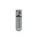 Віброкуля PowerBullet - First-Class Bullet 2.5" with Key Chain Pouch, Silver, Сріблястий
