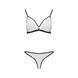 Комплект білизни ORIHIME SET white L/XL - Passion: стрепи: ліф і трусики EL16407 фото 3