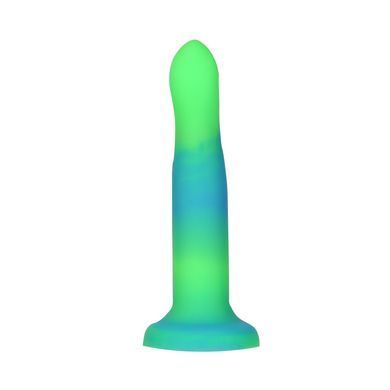 Фалоімітатор, що світиться у темряві, ADDICTION - Rave - 8" Glow in the Dark Dildo - Blue Green SO6849 фото