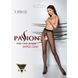 Колготки с открытым доступом, контрастная линия TIOPEN 010 black 5 (20 den) &mdash; Passion SO5807 фото 5