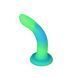 Фалоімітатор, що світиться у темряві, ADDICTION - Rave - 8" Glow in the Dark Dildo - Blue Green SO6849 фото 2