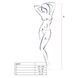 Ажурный бодистокинг с имитацией чулок Passion BS074 white SO4149 фото 3