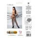 Колготки с открытым доступом, контрастная линия TIOPEN 010 black 5 (20 den) &mdash; Passion SO5807 фото 6