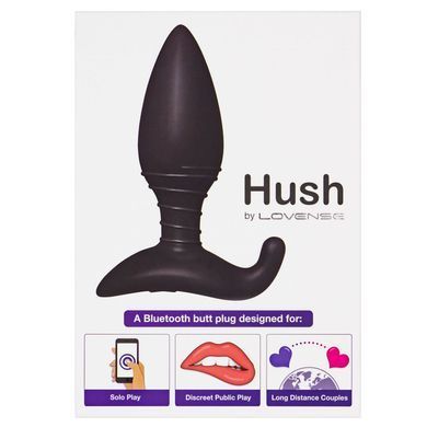Анальная смарт вибропробка Lovense Hush, размер S SO4084 фото