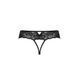 Кружевные стринги с доступом Senia Thong black XXL/XXXL - Passion SO5381 фото 6
