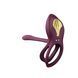 Смартэрекционное кольцо Zalo &mdash; BAYEK Velvet Purple, двойное с вводимой частью, пульт ДУ SO6645 фото 3