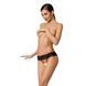 Кружевные стринги с доступом Senia Thong black XXL/XXXL - Passion SO5381 фото 1