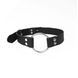 Кляп металлическое кольцо из натуральной кожи Art of Sex - Gag Ring Metal, Черный SO6790 фото 1