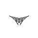 Трусики кружевные с доступом VIOLANTE THONG black L/XL - Passion Exclusive PS24301 фото 5