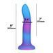 Светящийся в темноте фаллоимитатор ADDICTION - Rave - 8" Glow in the Dark Dildo - Blue Purple SO6851 фото 4