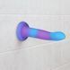Светящийся в темноте фаллоимитатор ADDICTION - Rave - 8" Glow in the Dark Dildo - Blue Purple SO6851 фото 6