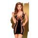 Мини-платье с сюрреалистическим узором Penthouse - Juicy Poison Black S/L SO4360 фото 1