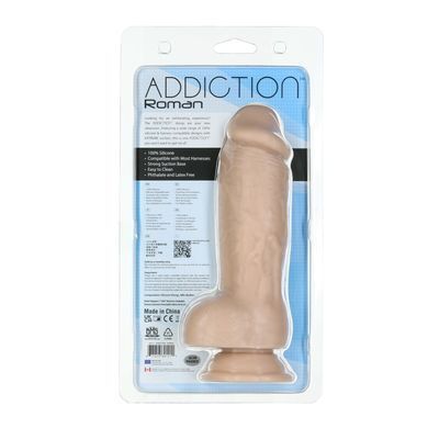 Фалоімітатор ADDICTION - Roman &ndash; 8&rdquo; Girthy Dong SO6852 фото