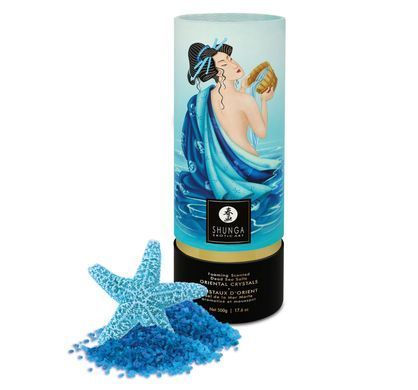 Сіль для ванни Shunga Oriental Crystals Bath Salts &ndash; Ocean Breeze (500 г), сіль Мертвого моря SO6894 фото