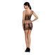 Бодістокінг &mdash; мінісукня з метеликами Passion BS090 black SO6388 фото 4