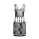 Бодістокінг &mdash; мінісукня з метеликами Passion BS090 black SO6388 фото 5