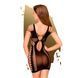 Мини-платье с сюрреалистическим узором Penthouse - Juicy Poison Black XL SO5273 фото 2