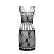 Бодістокінг &mdash; мінісукня з метеликами Passion BS090 black SO6388 фото 6